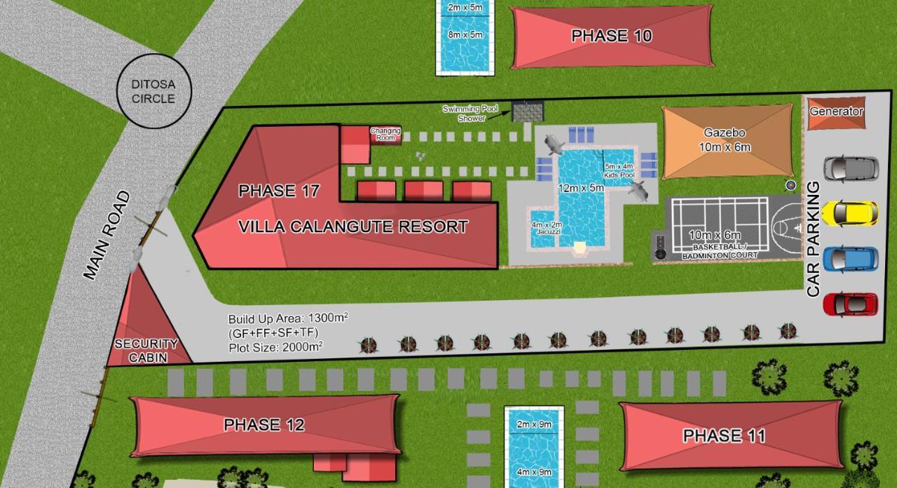 Villa Calangute Phase 11 ภายนอก รูปภาพ